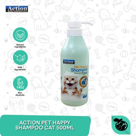 Action Pet Happy Shampoo Cat 500 ML