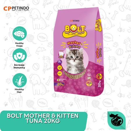 Makanan Anak Kucing Bolt MotherCat Food Kitten 20kg