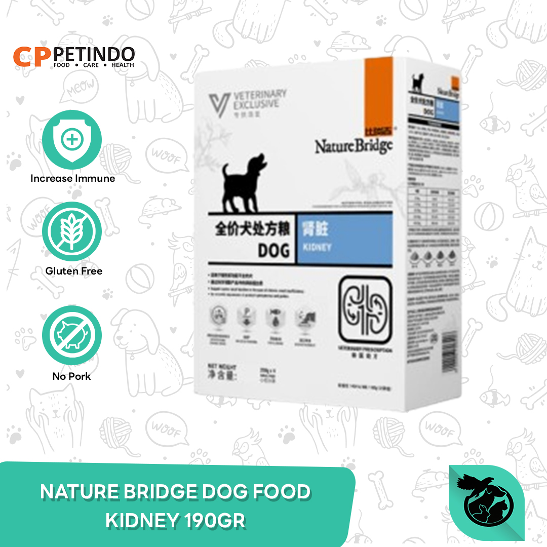 Makanan Anjing Nature Bridge Kidney Dog Food 190 Gram