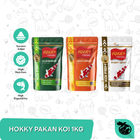 Makanan Ikan Hokky Pakan Koi Fish Food 1 Kg