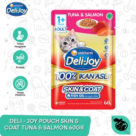 Makanan Kucing Basah Deli Joy Cat Wet Food Pouch Sachet 60gram