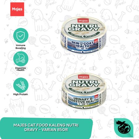 Majes Nutri Wet Cat Food Can Makanan Kucing Kaleng 85 Gram