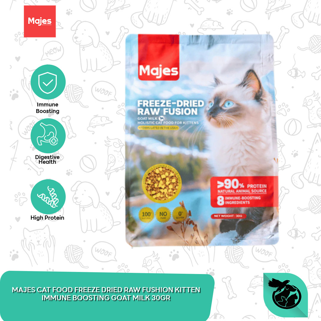 Majes Cat Dry Food Freeze Dried Raw Fushion Makanan Kucing 30 Gram - Image 3