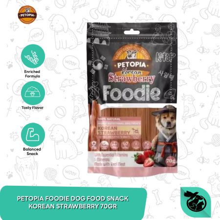 Makanan Anjing Petopia treats Foodie Dog Snack 70 Gram