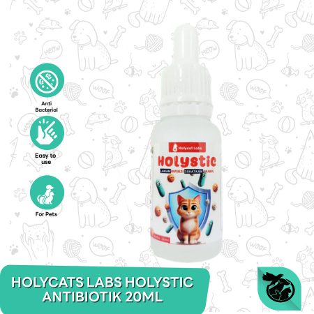 Holycat Labs Holystic Obat Antibiotik Infeksi Kucing Anjing 20ml
