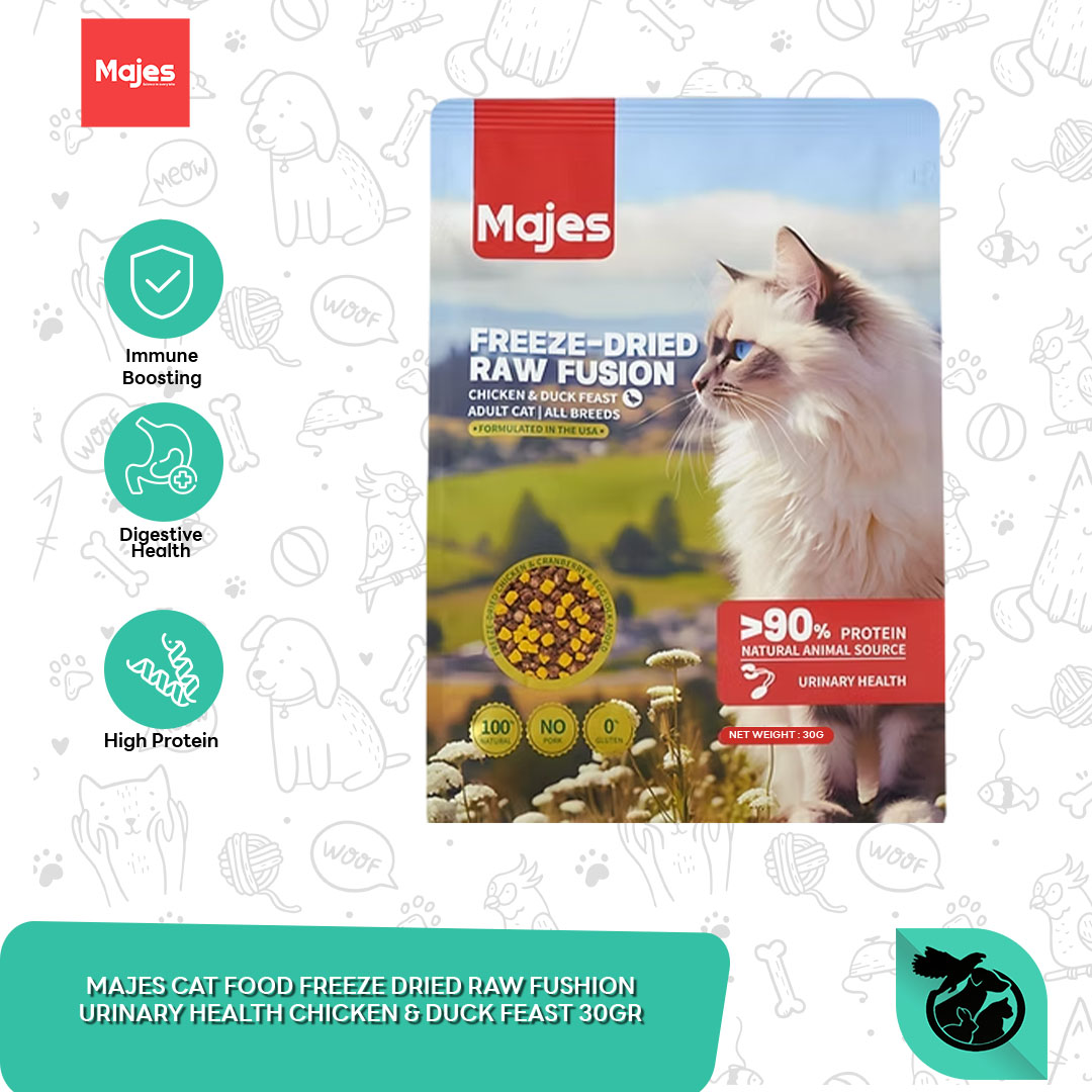 Majes Cat Dry Food Freeze Dried Raw Fushion Makanan Kucing 30 Gram - Image 5